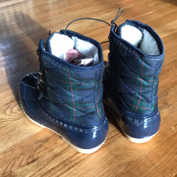NWT Sociology Women’s Two-Tone Duck Boots • Size 7 - Picture 3 of 4